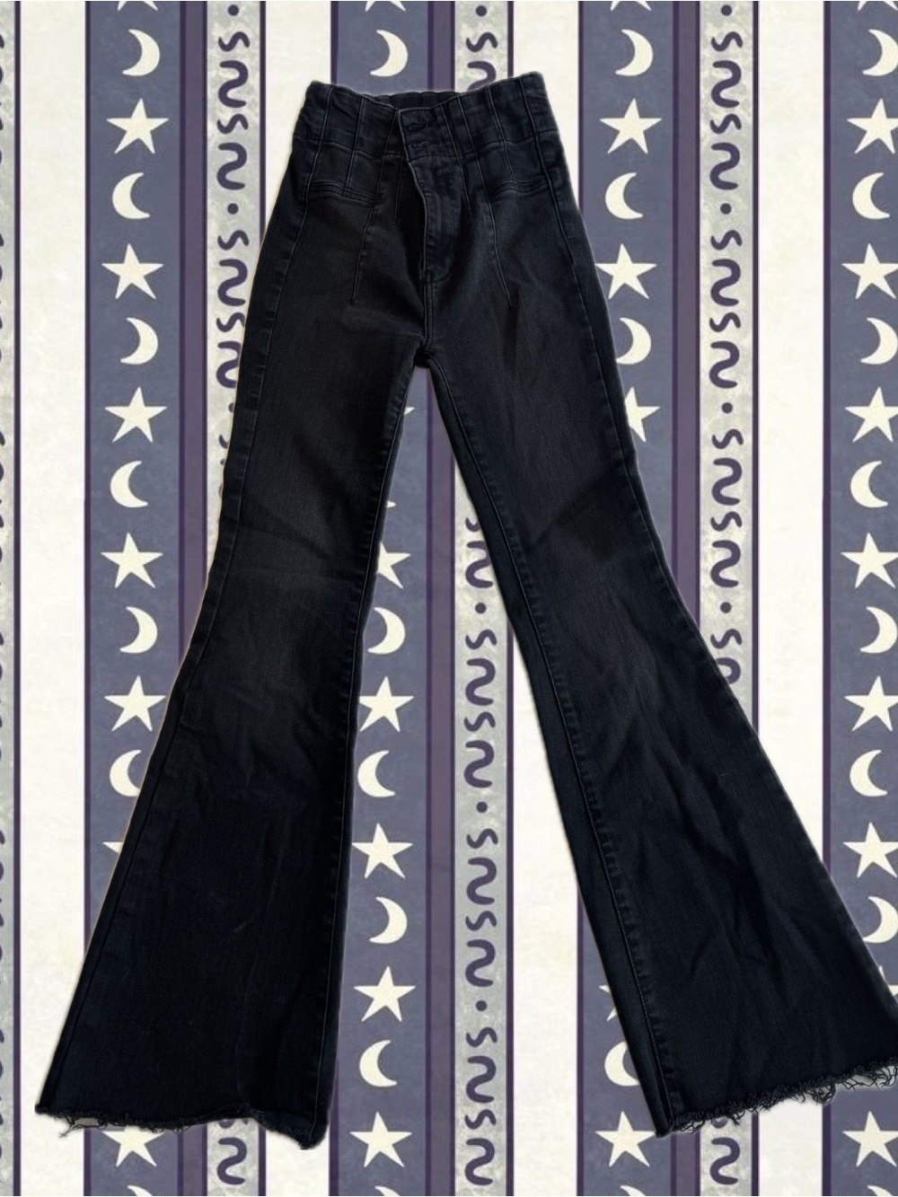 Free People Black Flare Jeans - Picture 2 of 7